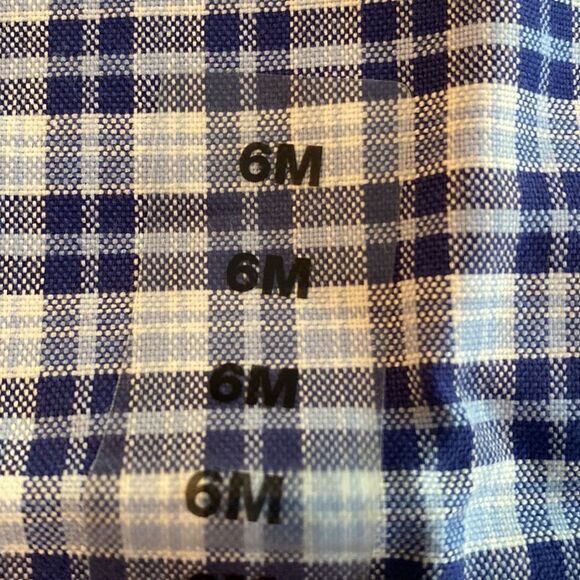 Ralph Lauren Kids Button Up Long Sleeve Shirt in Navy, Blue, White Checks - NEW - Picture 5 of 7